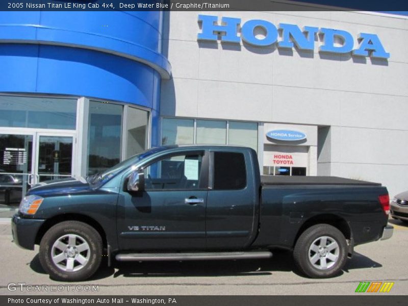 Deep Water Blue / Graphite/Titanium 2005 Nissan Titan LE King Cab 4x4