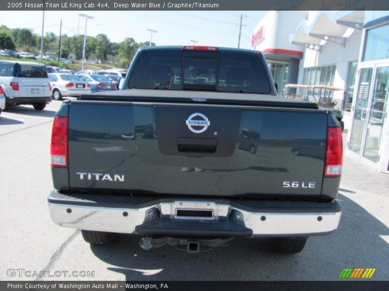 Deep Water Blue / Graphite/Titanium 2005 Nissan Titan LE King Cab 4x4