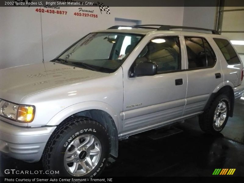 Bright Silver Metallic / Gray 2002 Isuzu Rodeo LS