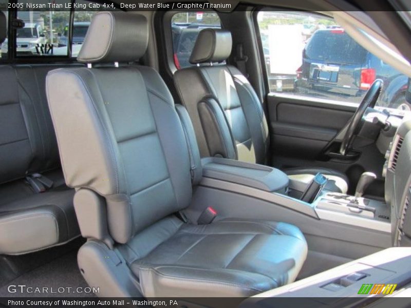 Deep Water Blue / Graphite/Titanium 2005 Nissan Titan LE King Cab 4x4