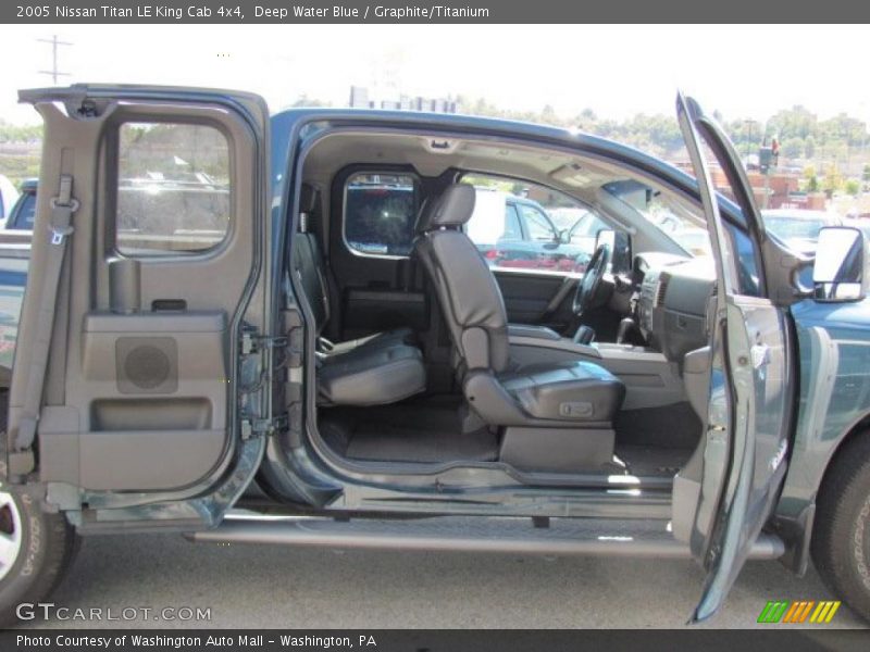 Deep Water Blue / Graphite/Titanium 2005 Nissan Titan LE King Cab 4x4
