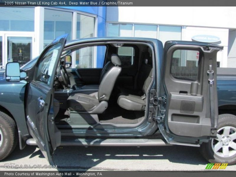 Deep Water Blue / Graphite/Titanium 2005 Nissan Titan LE King Cab 4x4