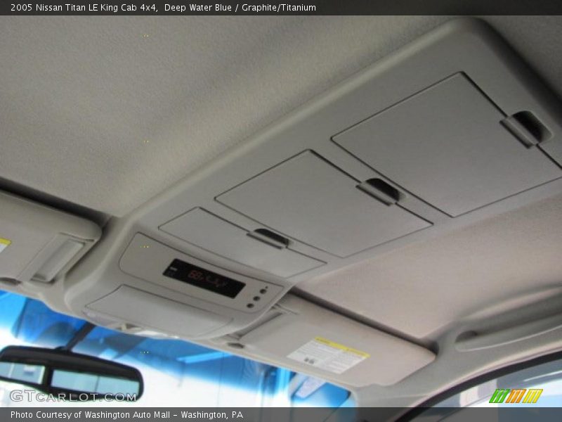 Deep Water Blue / Graphite/Titanium 2005 Nissan Titan LE King Cab 4x4