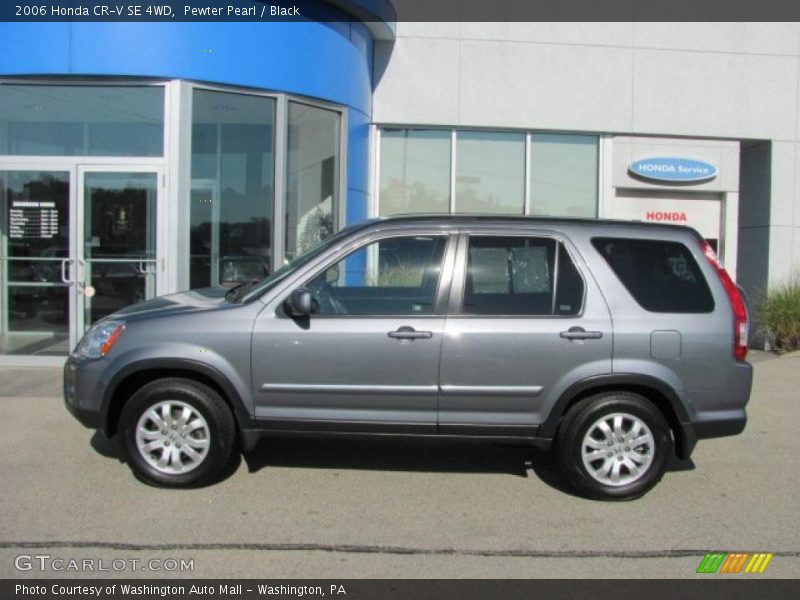 Pewter Pearl / Black 2006 Honda CR-V SE 4WD