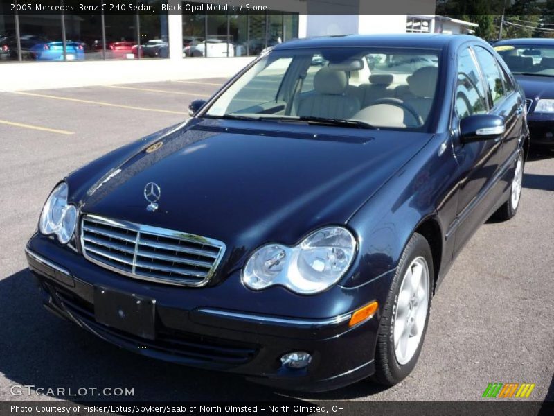 Black Opal Metallic / Stone 2005 Mercedes-Benz C 240 Sedan
