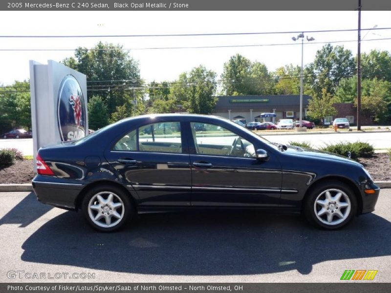 Black Opal Metallic / Stone 2005 Mercedes-Benz C 240 Sedan