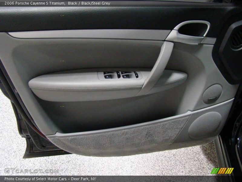 Black / Black/Steel Grey 2006 Porsche Cayenne S Titanium