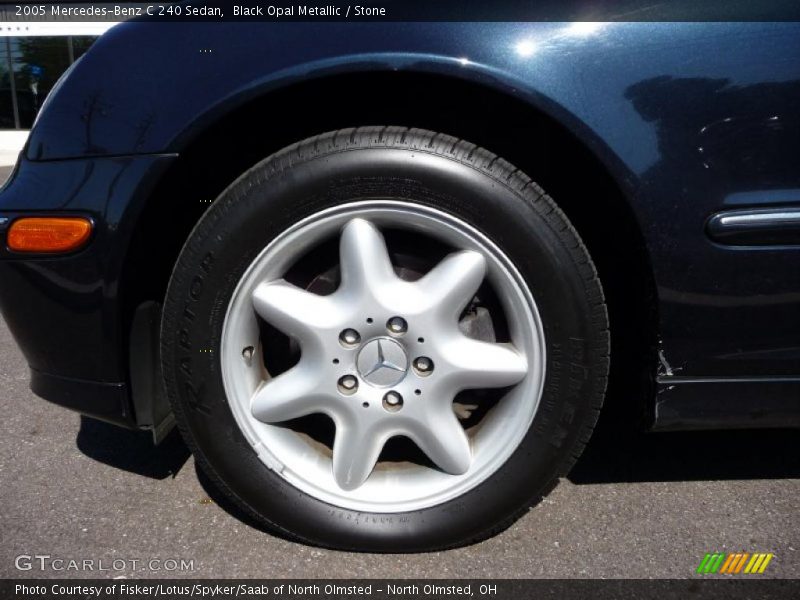 Black Opal Metallic / Stone 2005 Mercedes-Benz C 240 Sedan