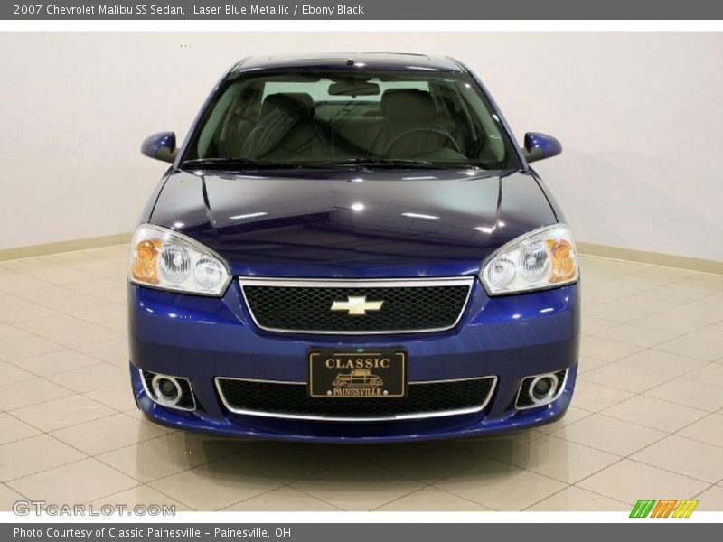 Laser Blue Metallic / Ebony Black 2007 Chevrolet Malibu SS Sedan