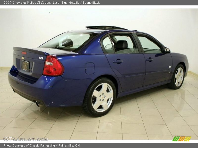 Laser Blue Metallic / Ebony Black 2007 Chevrolet Malibu SS Sedan