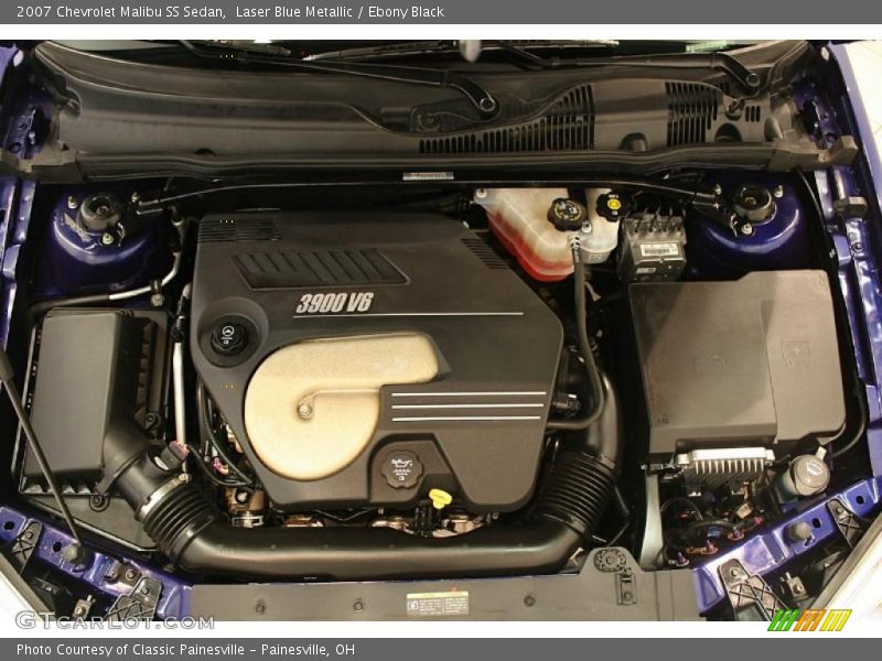 Laser Blue Metallic / Ebony Black 2007 Chevrolet Malibu SS Sedan