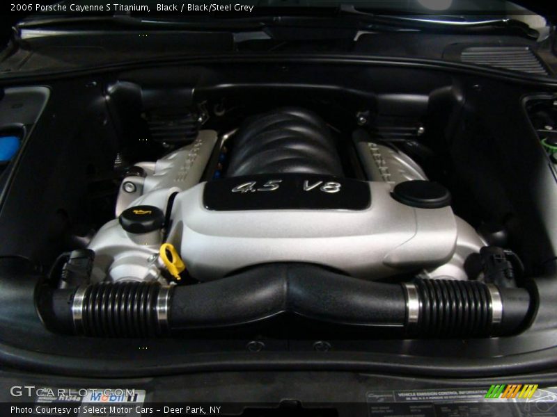 Black / Black/Steel Grey 2006 Porsche Cayenne S Titanium
