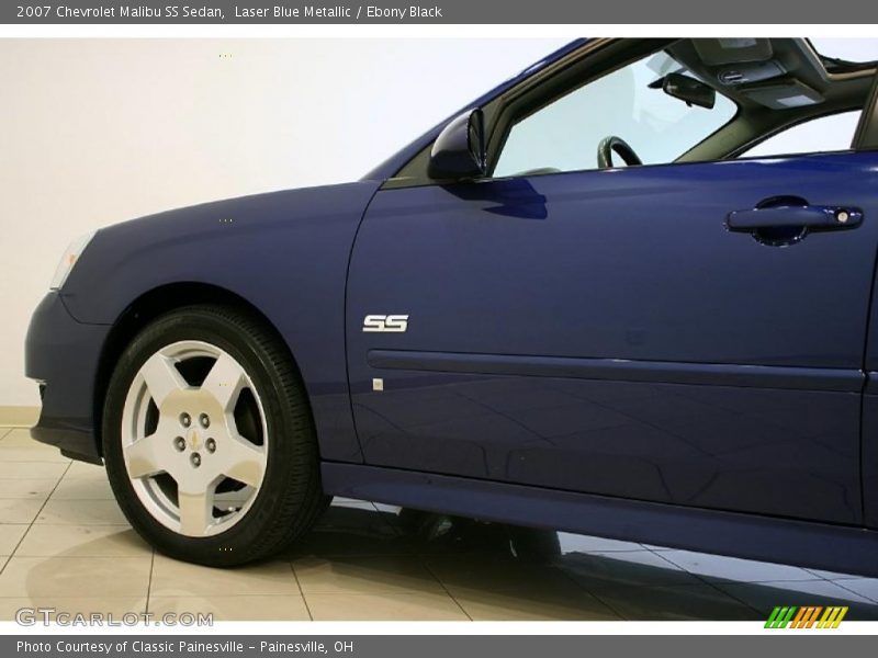 Laser Blue Metallic / Ebony Black 2007 Chevrolet Malibu SS Sedan