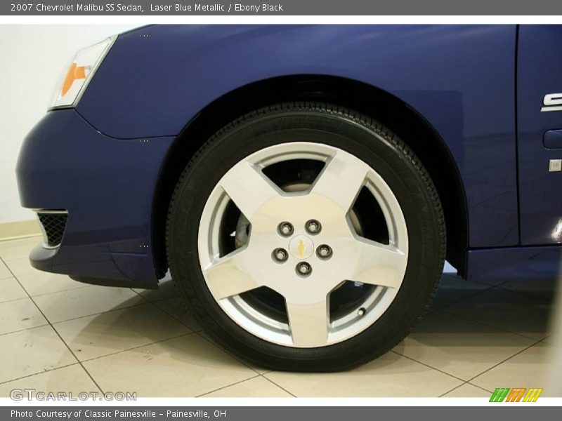 Laser Blue Metallic / Ebony Black 2007 Chevrolet Malibu SS Sedan