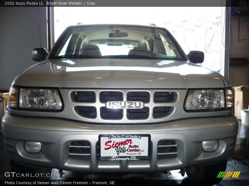 Bright Silver Metallic / Gray 2002 Isuzu Rodeo LS