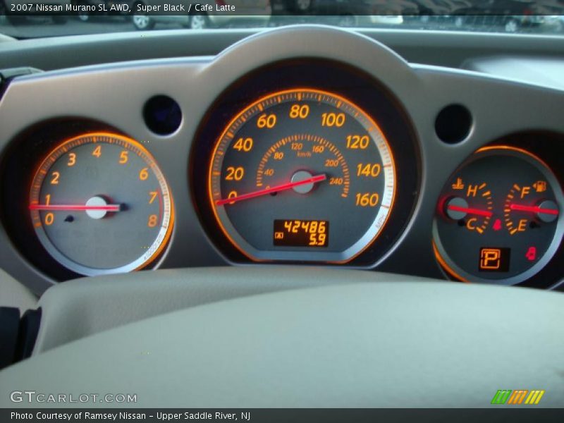 Super Black / Cafe Latte 2007 Nissan Murano SL AWD