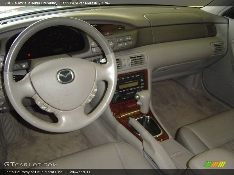 Platinum Silver Metallic / Gray 2002 Mazda Millenia Premium