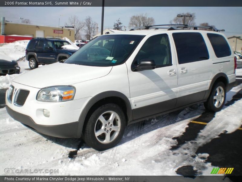 Summit White / Gray 2006 Pontiac Montana SV6