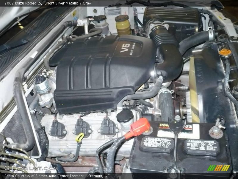 Bright Silver Metallic / Gray 2002 Isuzu Rodeo LS