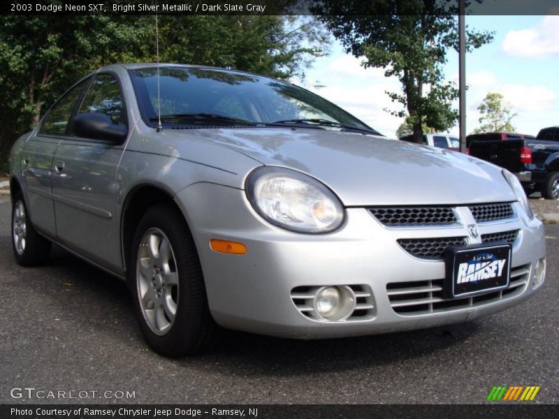 Bright Silver Metallic / Dark Slate Gray 2003 Dodge Neon SXT