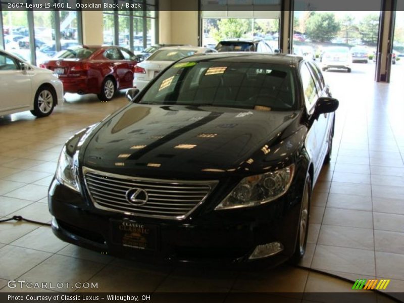 Obsidian Black / Black 2007 Lexus LS 460 L