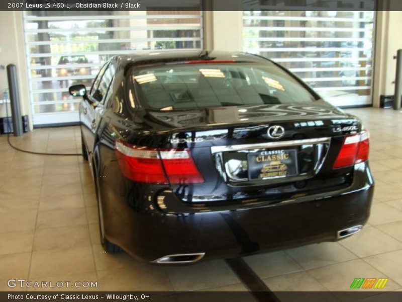 Obsidian Black / Black 2007 Lexus LS 460 L