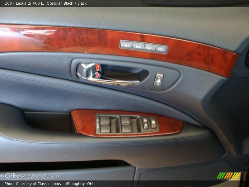 Obsidian Black / Black 2007 Lexus LS 460 L
