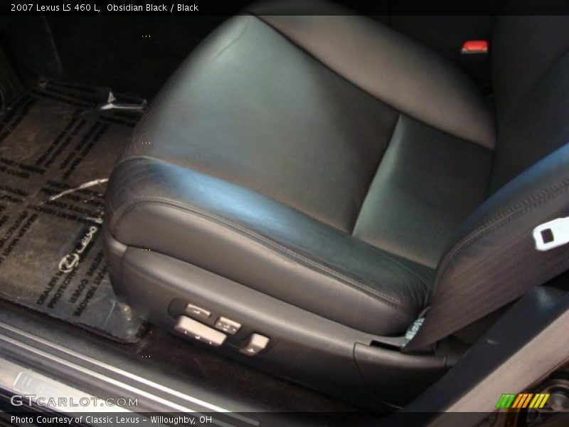 Obsidian Black / Black 2007 Lexus LS 460 L