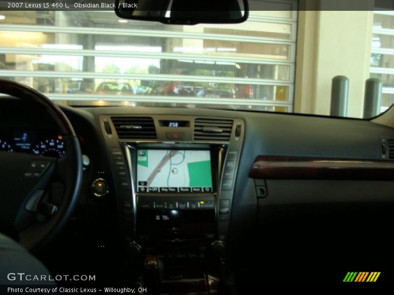 Obsidian Black / Black 2007 Lexus LS 460 L