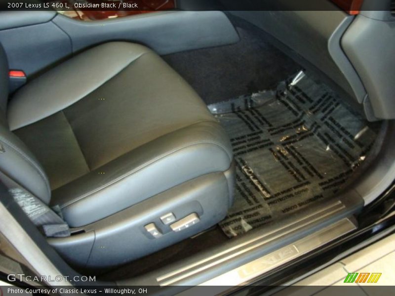 Obsidian Black / Black 2007 Lexus LS 460 L