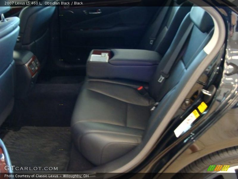 Obsidian Black / Black 2007 Lexus LS 460 L