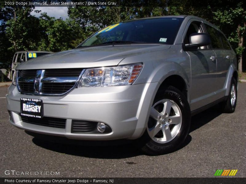 Silver Steel Metallic / Dark Slate Gray 2009 Dodge Journey SE