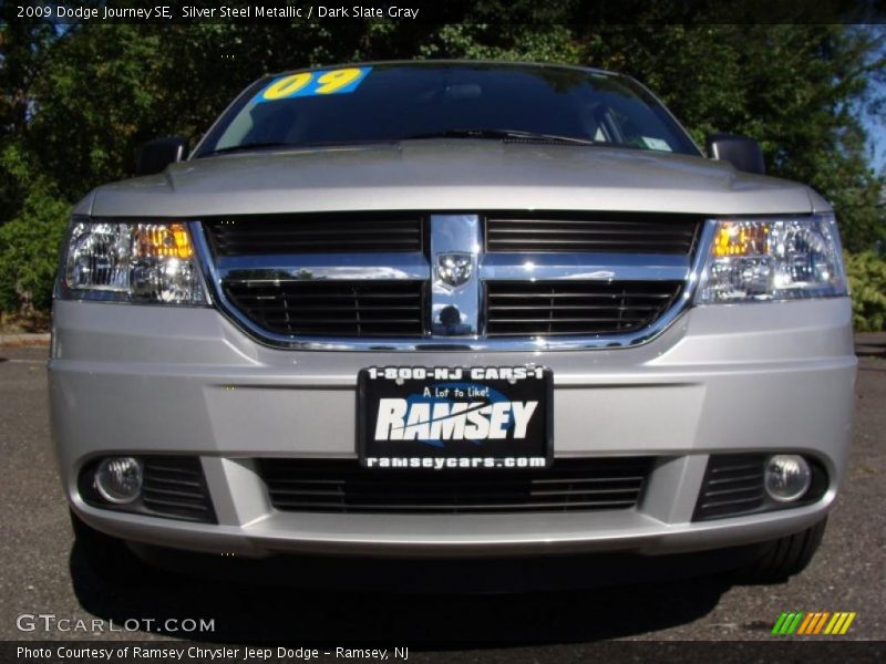 Silver Steel Metallic / Dark Slate Gray 2009 Dodge Journey SE