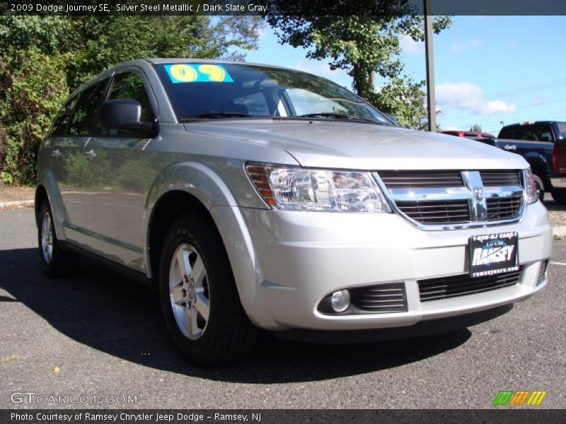 Silver Steel Metallic / Dark Slate Gray 2009 Dodge Journey SE