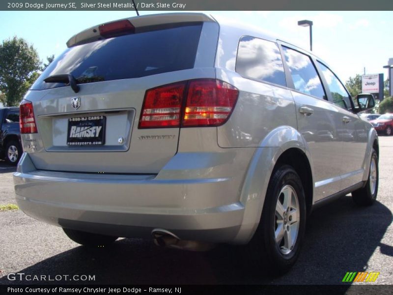 Silver Steel Metallic / Dark Slate Gray 2009 Dodge Journey SE