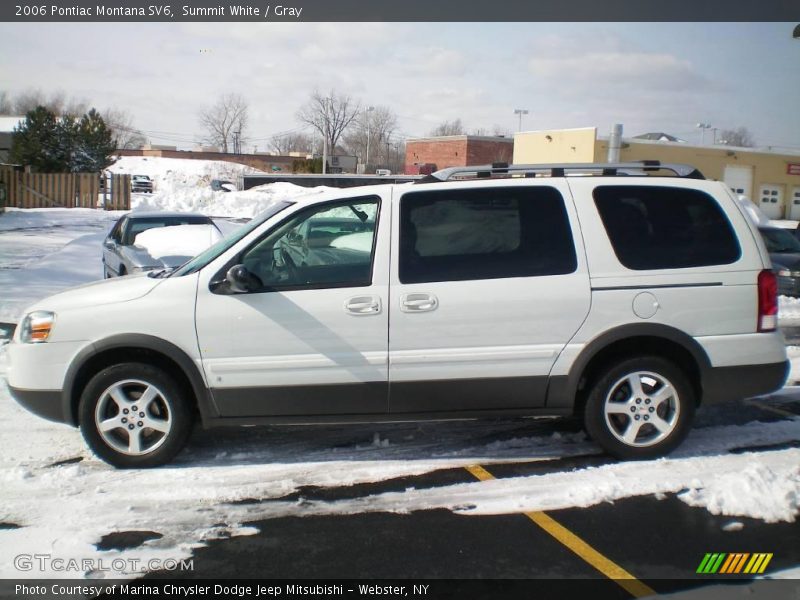 Summit White / Gray 2006 Pontiac Montana SV6