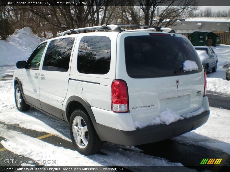 Summit White / Gray 2006 Pontiac Montana SV6