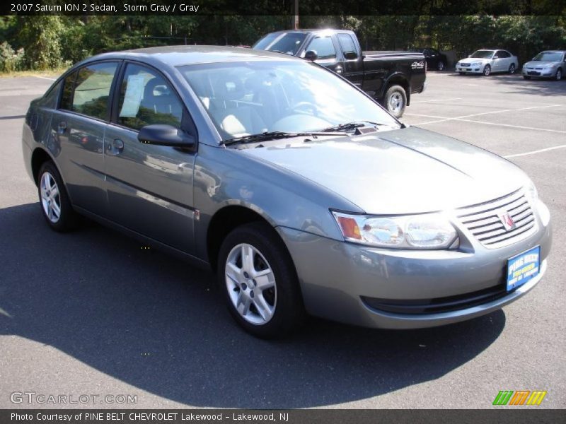 Storm Gray / Gray 2007 Saturn ION 2 Sedan