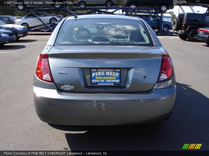 Storm Gray / Gray 2007 Saturn ION 2 Sedan