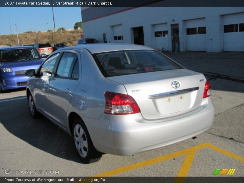 Silver Streak Mica / Dark Charcoal 2007 Toyota Yaris Sedan