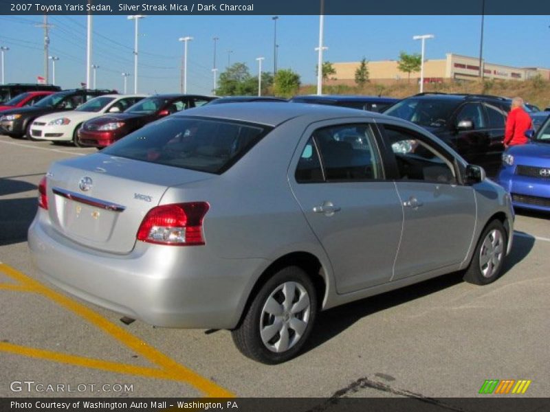 Silver Streak Mica / Dark Charcoal 2007 Toyota Yaris Sedan