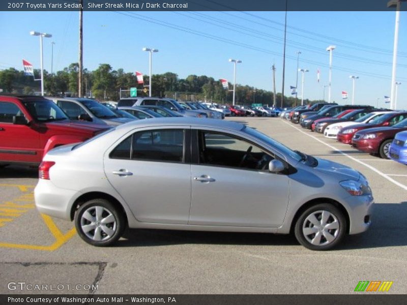 Silver Streak Mica / Dark Charcoal 2007 Toyota Yaris Sedan