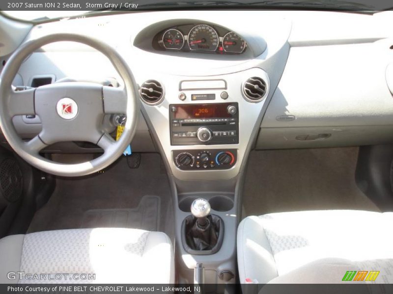 Storm Gray / Gray 2007 Saturn ION 2 Sedan