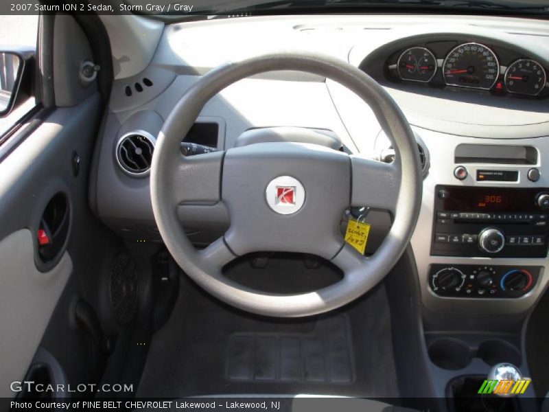 Storm Gray / Gray 2007 Saturn ION 2 Sedan