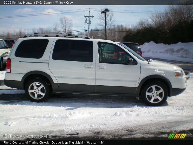 Summit White / Gray 2006 Pontiac Montana SV6