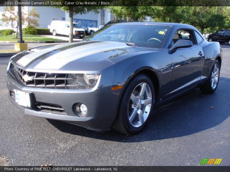 Cyber Gray Metallic / Black 2010 Chevrolet Camaro LT Coupe