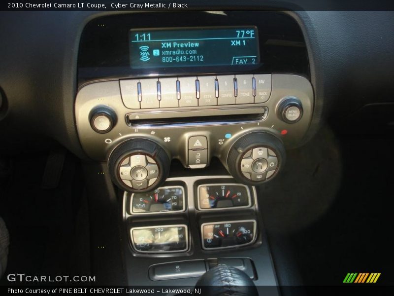 Cyber Gray Metallic / Black 2010 Chevrolet Camaro LT Coupe