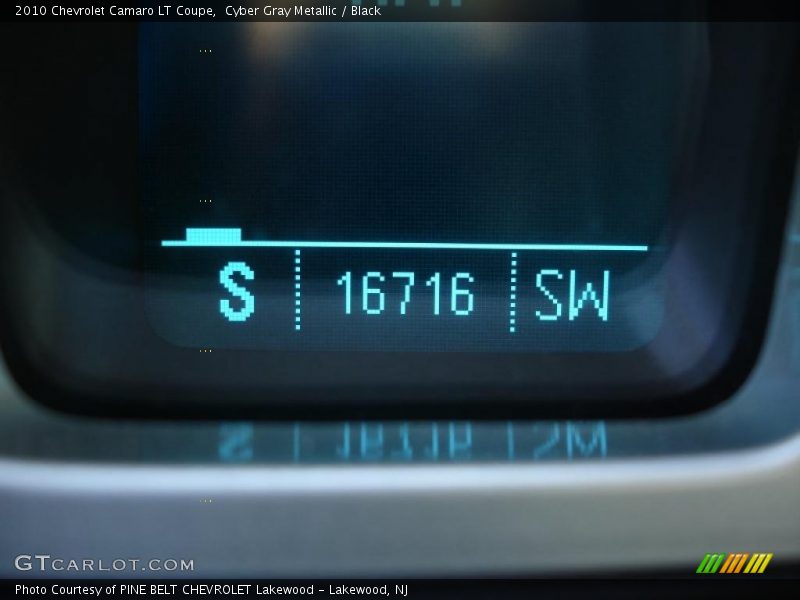 Cyber Gray Metallic / Black 2010 Chevrolet Camaro LT Coupe