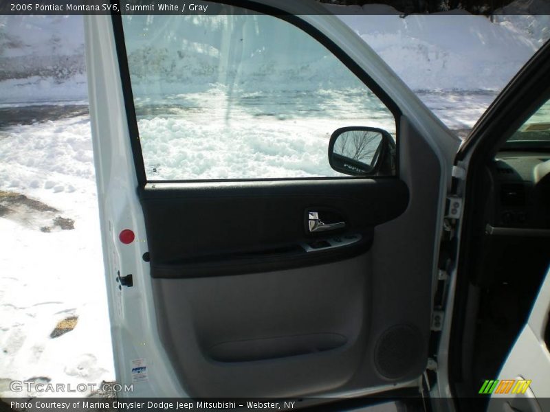 Summit White / Gray 2006 Pontiac Montana SV6