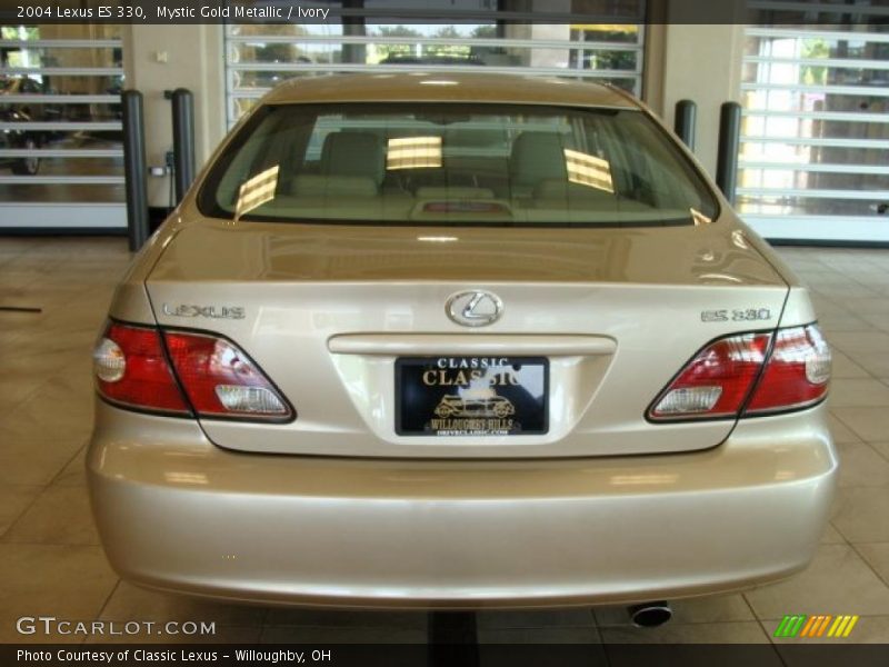 Mystic Gold Metallic / Ivory 2004 Lexus ES 330